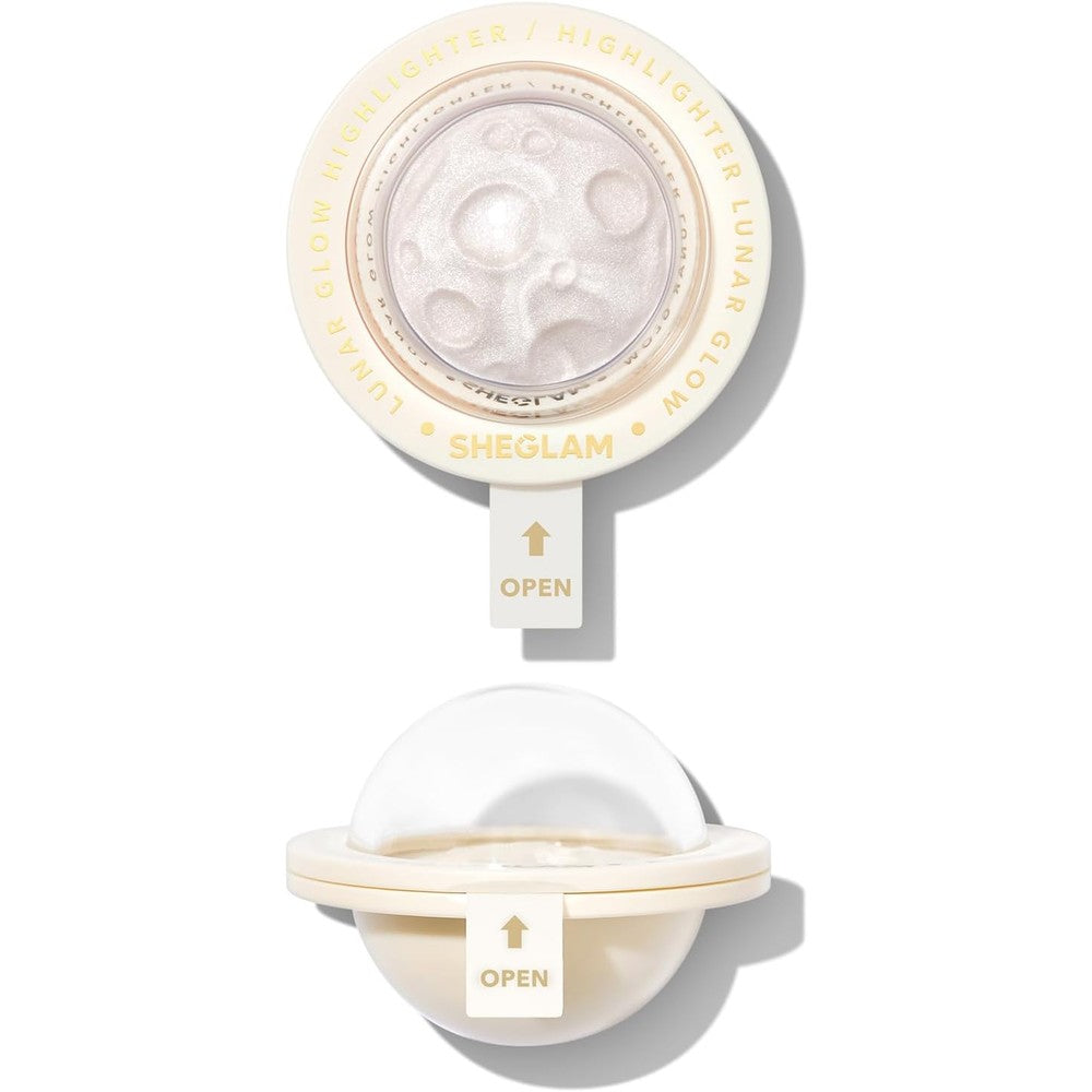 Sheglam lunar glow highlighter front view packaging