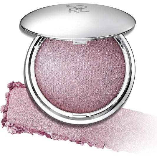 FOCALLURE Star Crash Stretchy Highlighter PK01 Pinkish Galaxy compact case open front view showcasing the shimmer powder layout.