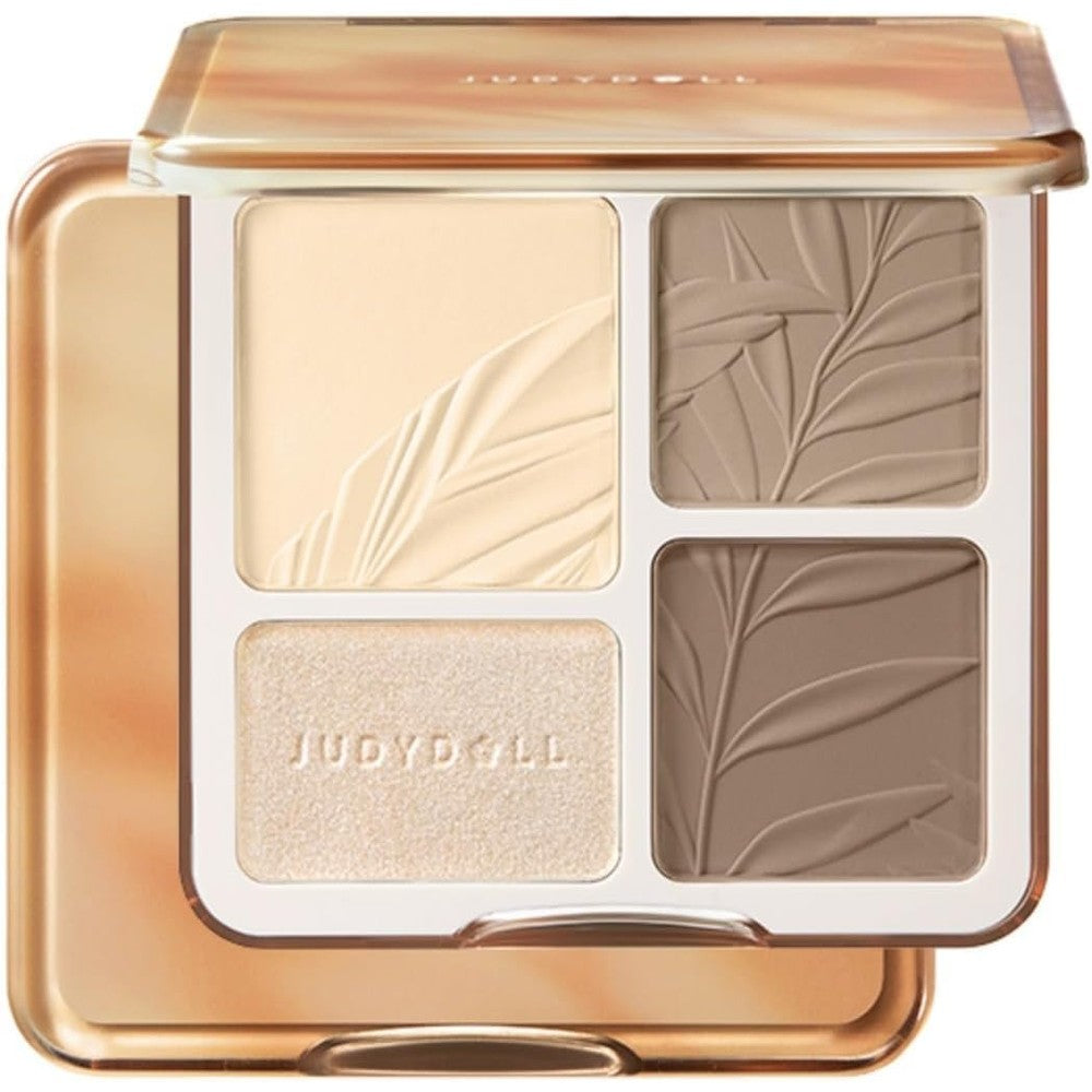 Judydoll highlight and contour palette front view packaging
