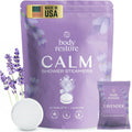 Body Restore lavender shower steamers front view packaging