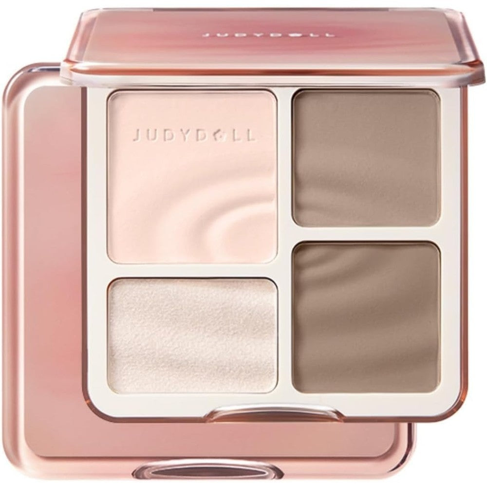 Judydoll Highlight And Contour Palette front view compact packaging