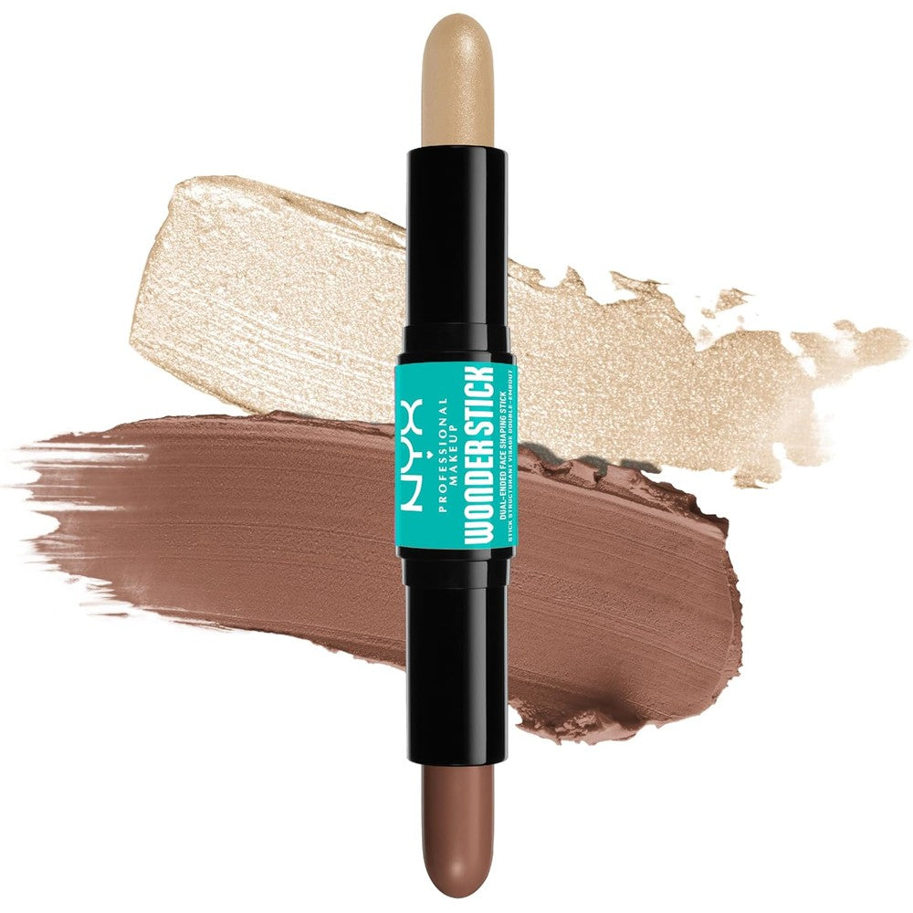 Nyx Professional Makeup Wonder Stick front view contour and highlighter product