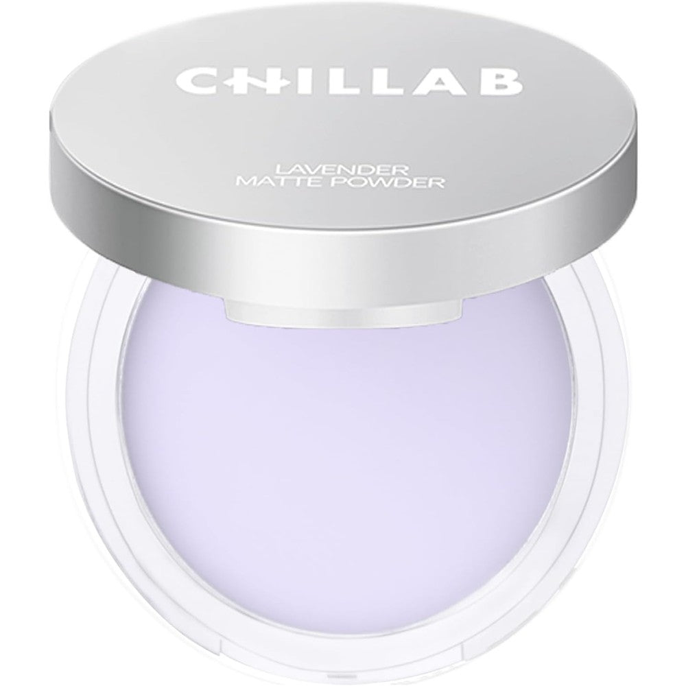 Chillab Lavender Matte Powder front view compact packaging