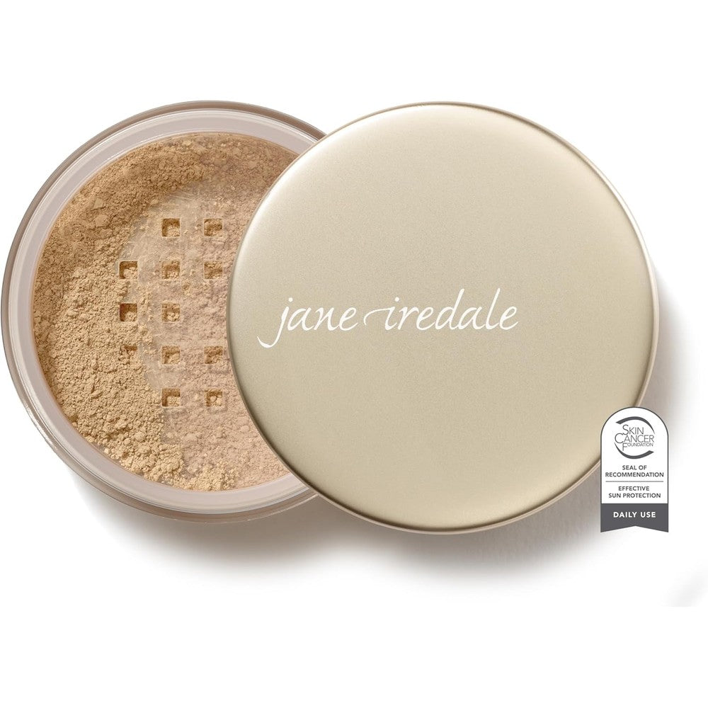 Jane Iredale Amazing Base Loose Mineral Powder front view jar packaging