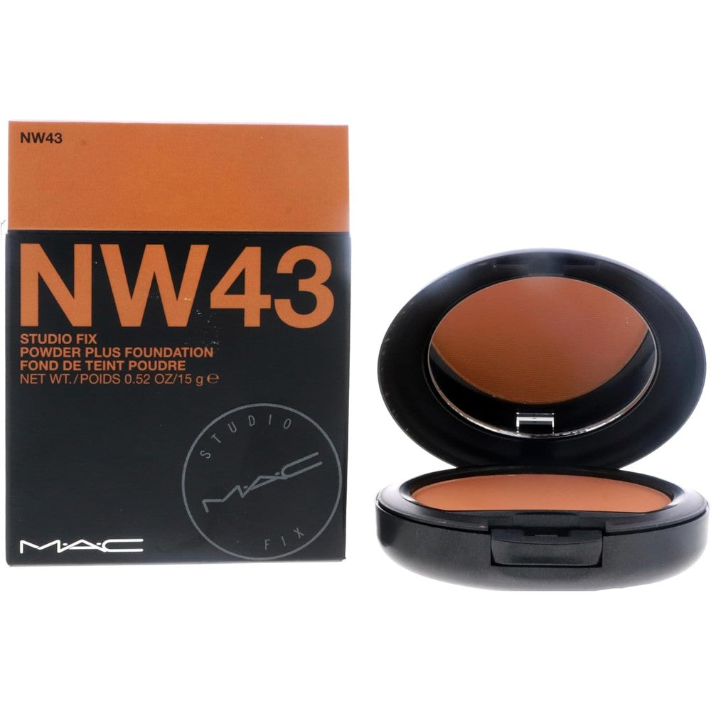 MAC Studio Fix Powder Plus Foundation NW43 compact front view