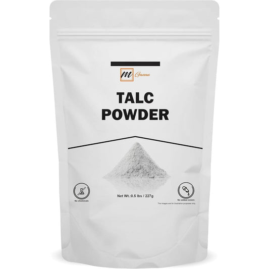 MGanna 100 percent natural talc powder front view