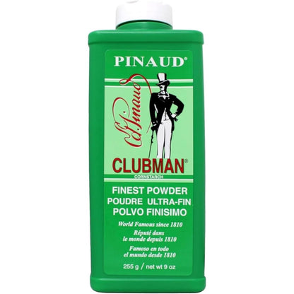 Clubman Pinaud Finest Powder flesh 255 grams bottle front view