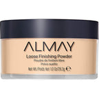 Almay loose finishing powder front view and packaging