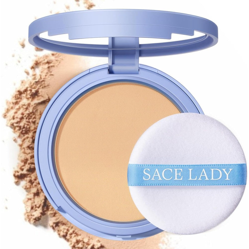Sace Lady pressed face powder front view product packaging