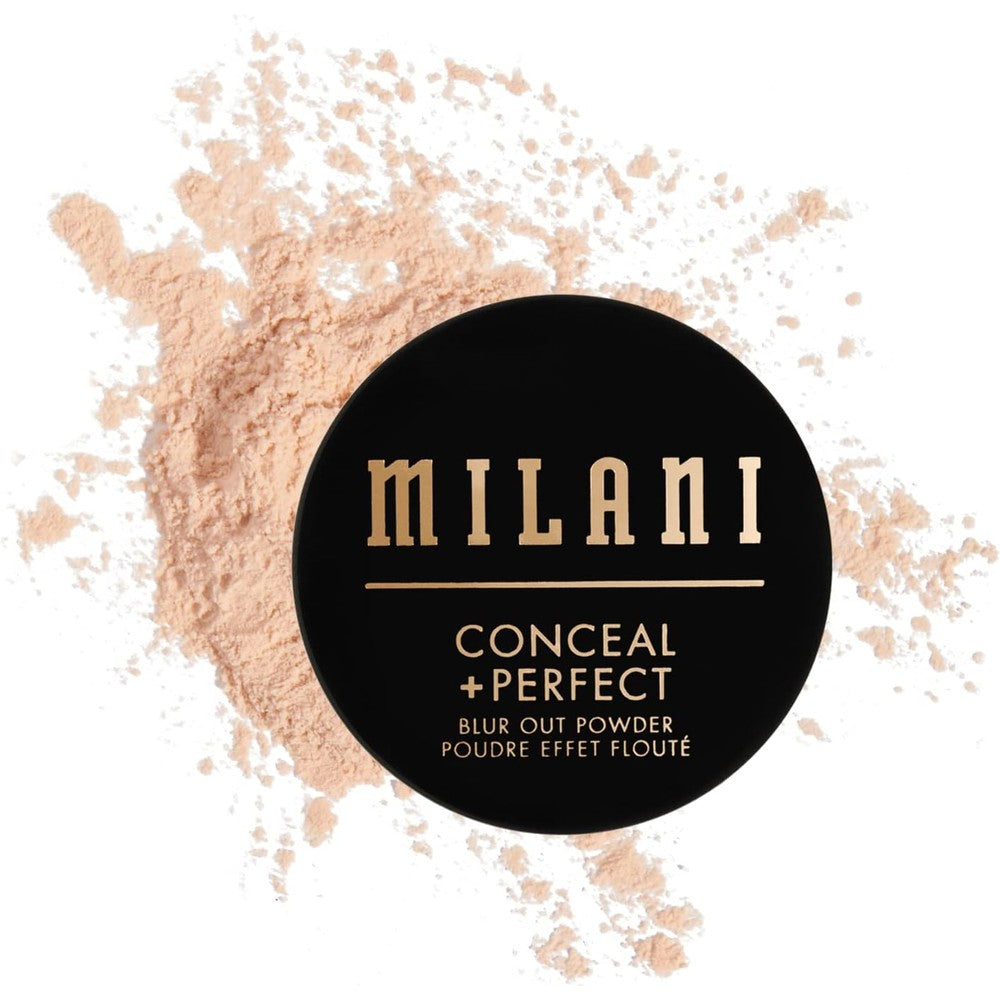 Milani Conceal Plus Perfect Blur Out Setting Powder front view container packaging
