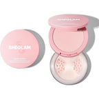 SHEGLAM Insta-Ready Face Powder front view of the dual-compartment container
