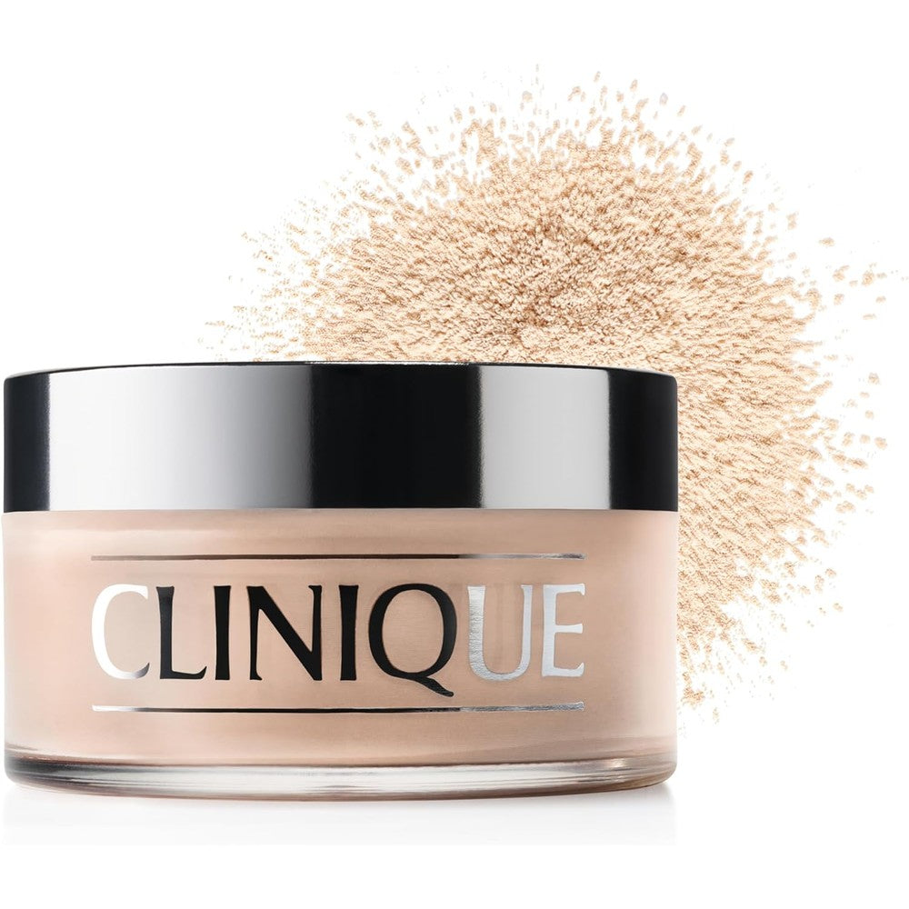 Clinique blended face loose setting powder front view packaging