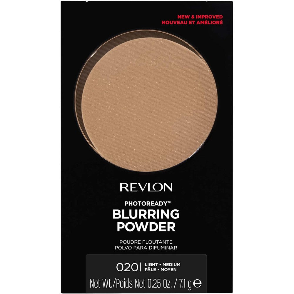 Revlon PhotoReady Blurring Face Powder front view 020 Light Medium compact