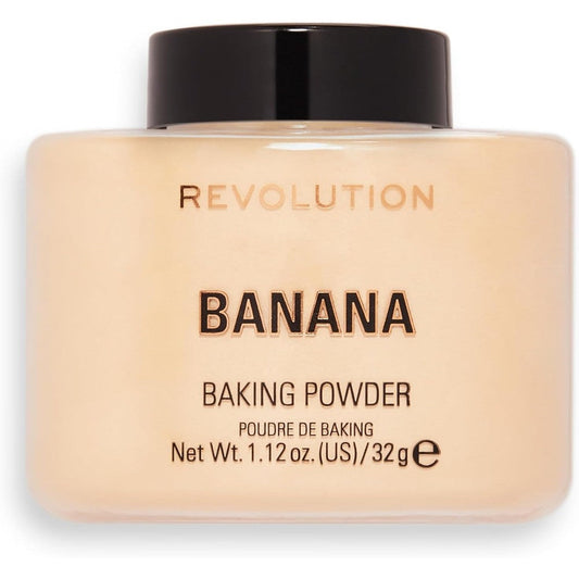 Revolution Beauty London Loose Baking Powder Banana front view