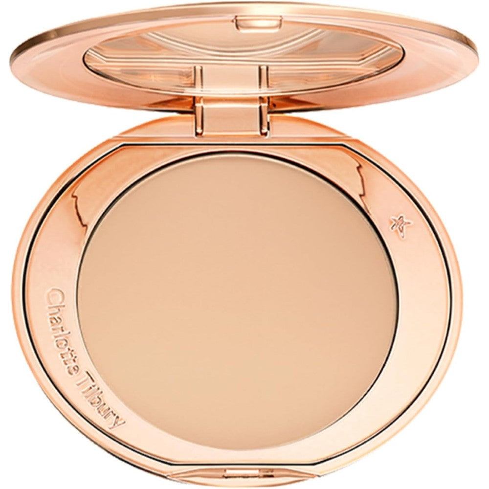 Charlotte Tilbury Airbrush Flawless Finish Setting Powder compact front view