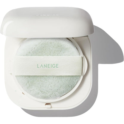 Laneige Neo Essential Blurring Finish Powder front view of white square compact