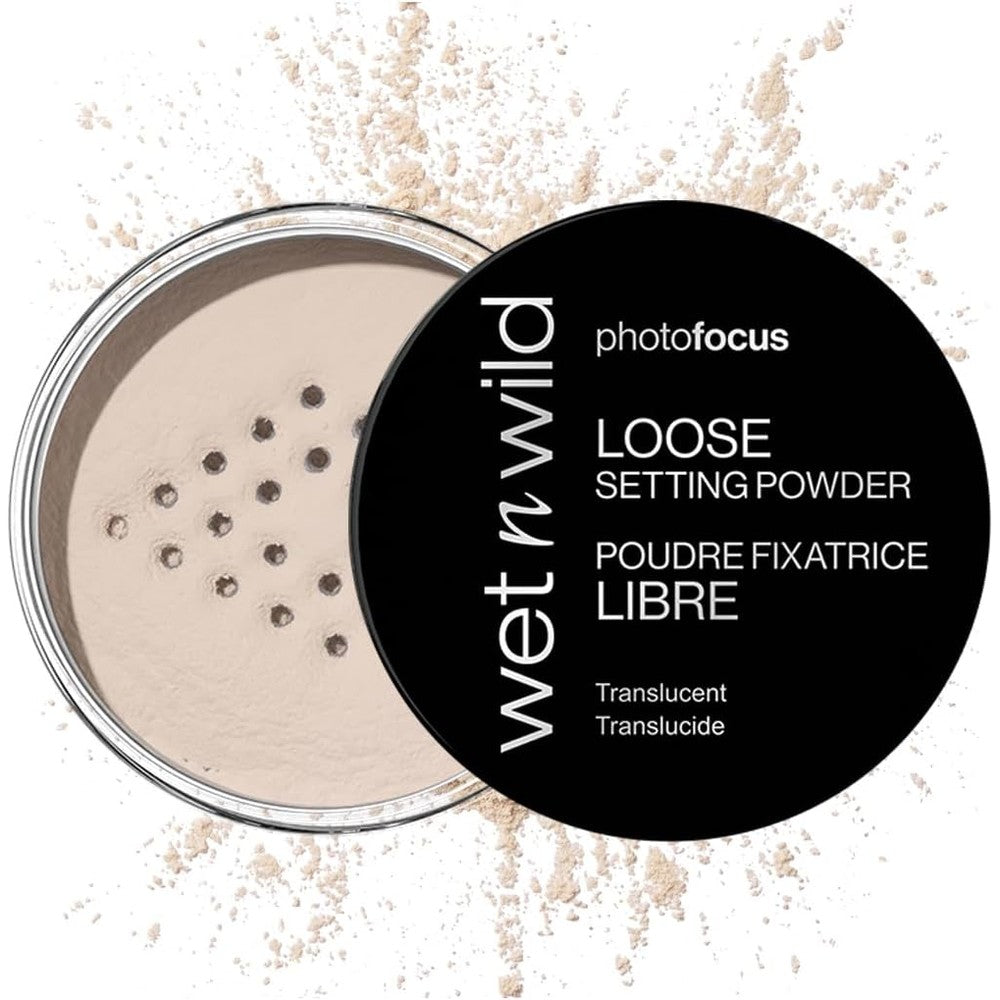 Wet n Wild Photo Focus Loose Setting Powder Translucent front view packaging