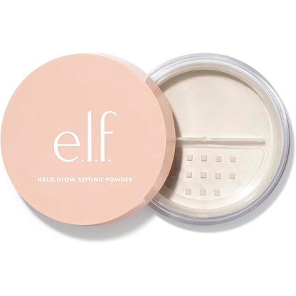 e.l.f. Halo Glow Soft Focus Setting Powder jar in Light shade