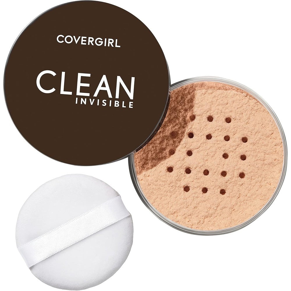 Covergirl Clean Invisible Loose Powder Translucent Light front packaging