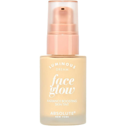 Absolute New York Luminous Dream Glow Tint front view packaging for radiant skin tint foundation.
