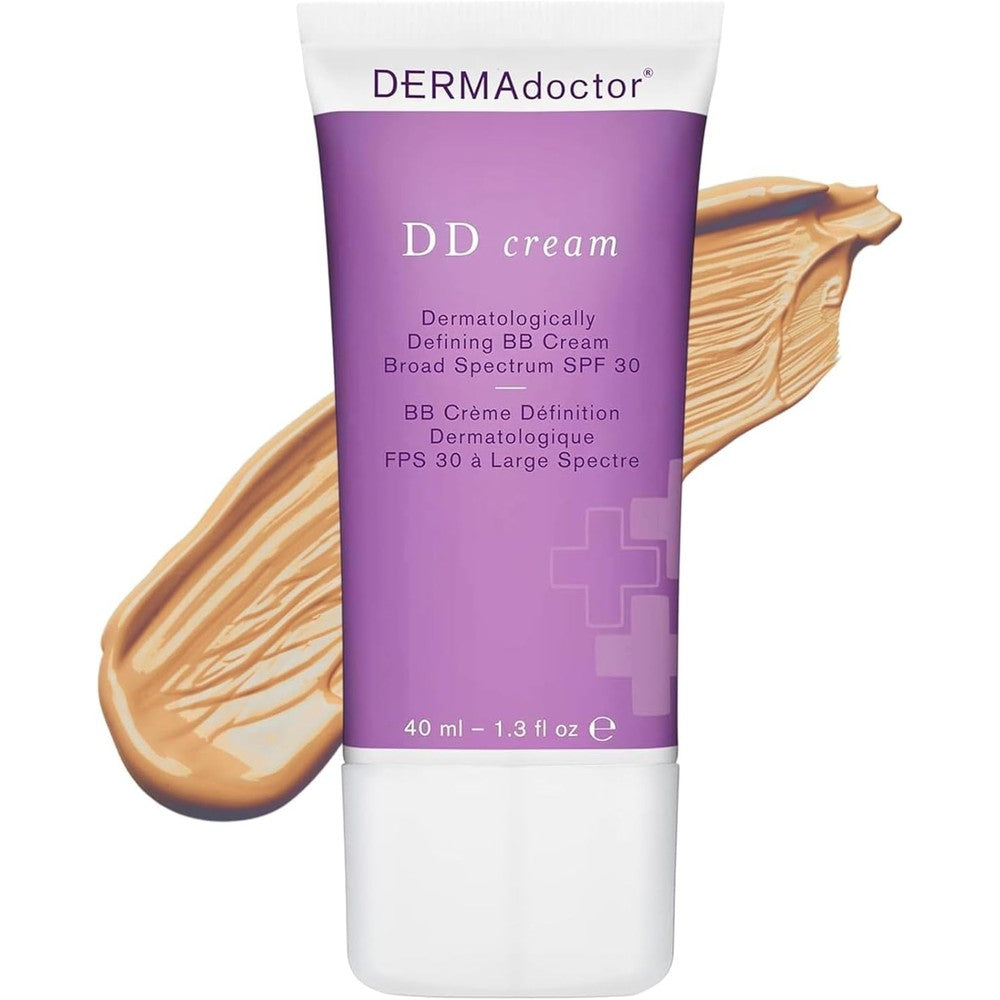 DERMAdoctor DD Cream tinted moisturizer front view bottle package