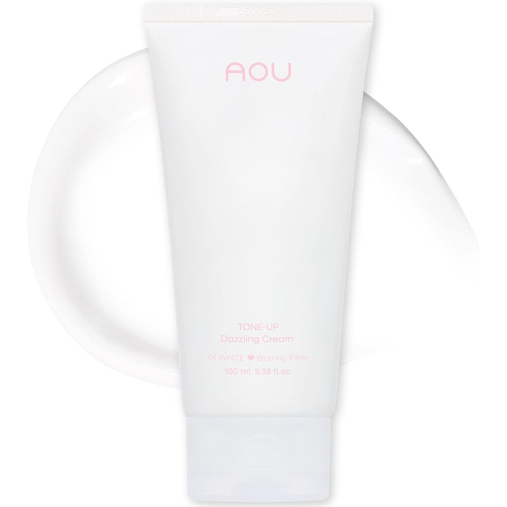 AOU Tone-Up Dazzling Cream front view bottle packaging