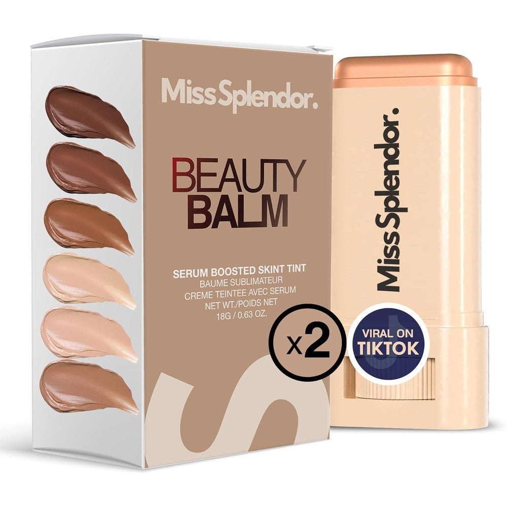 Miss Splendor Beauty Balm Skin Tint Stick front view packaging