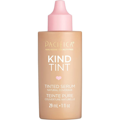 Pacifica Kind Tint Tinted Moisturizer Serum front view bottle for lightweight skin coverage.