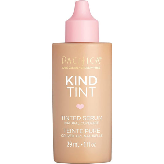 Pacifica Kind Tint Tinted Moisturizer Serum front view bottle for lightweight skin coverage.