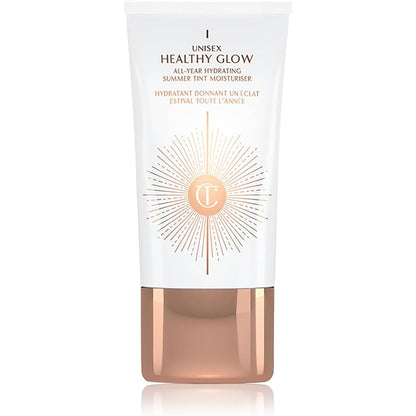 Charlotte Tilbury Unisex Healthy Glow Skin Tint front view bottle on Rudra Retails store