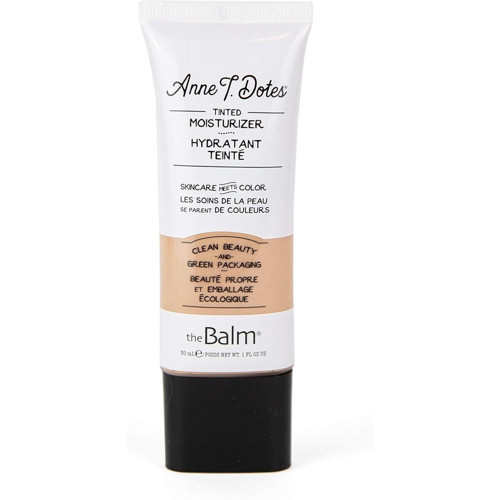 TheBalm Anne T. Dotes Tinted Moisturizer Number 18 Light front view cream tube