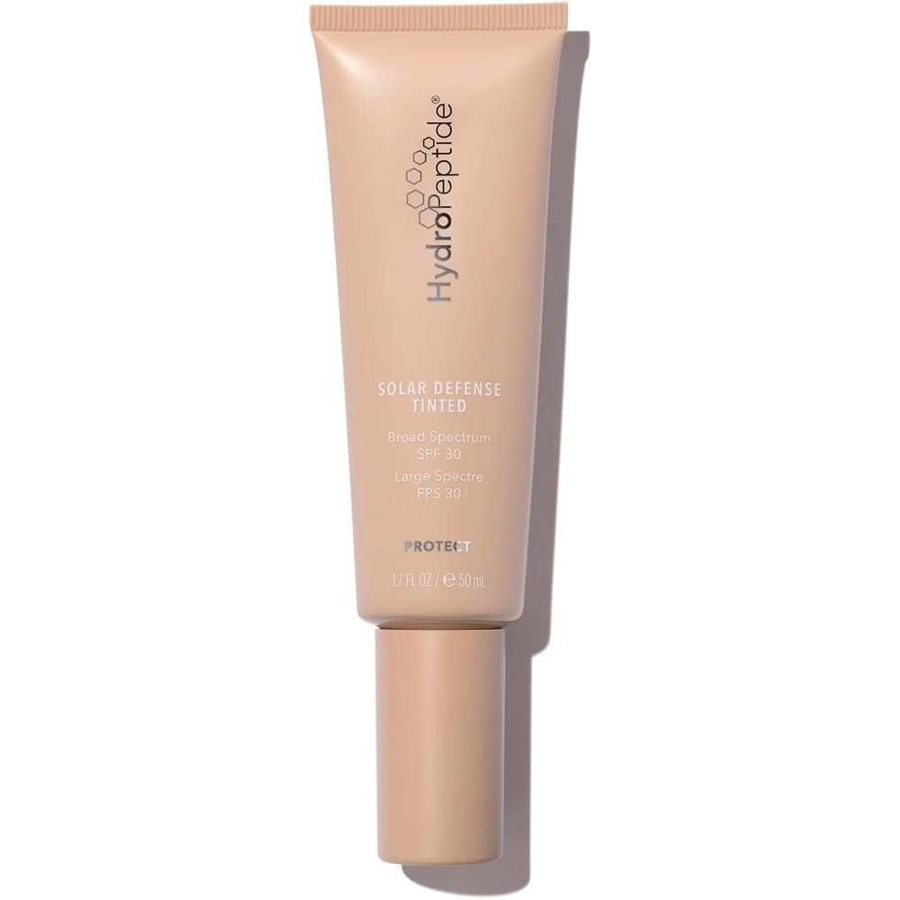 Hydropeptide solar defense tinted moisturizer front view bottle