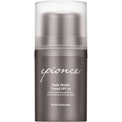 Epionce Daily Shield Tinted SPF 50 facial sunscreen bottle front view