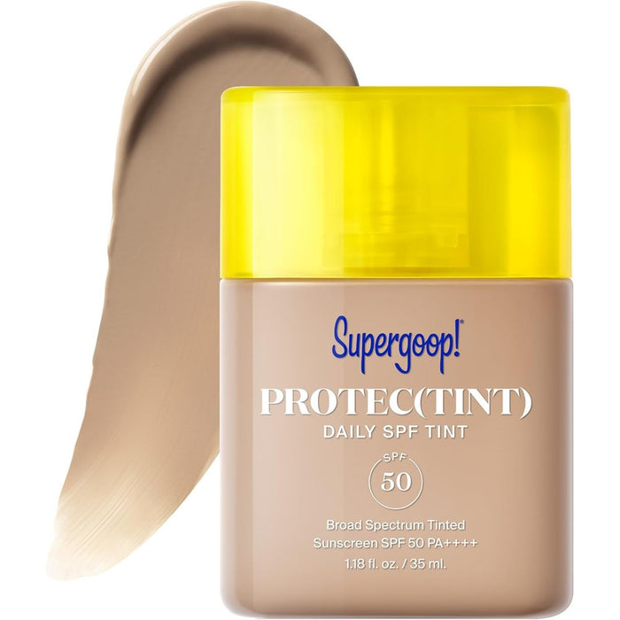 Supergoop Protec tint Daily Skin Tint SPF 50 front packaging view