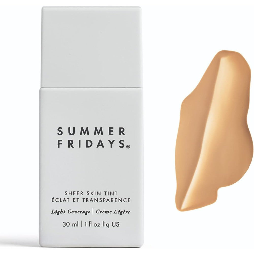 Summer Fridays Sheer Skin Tint front view bottle on a white background