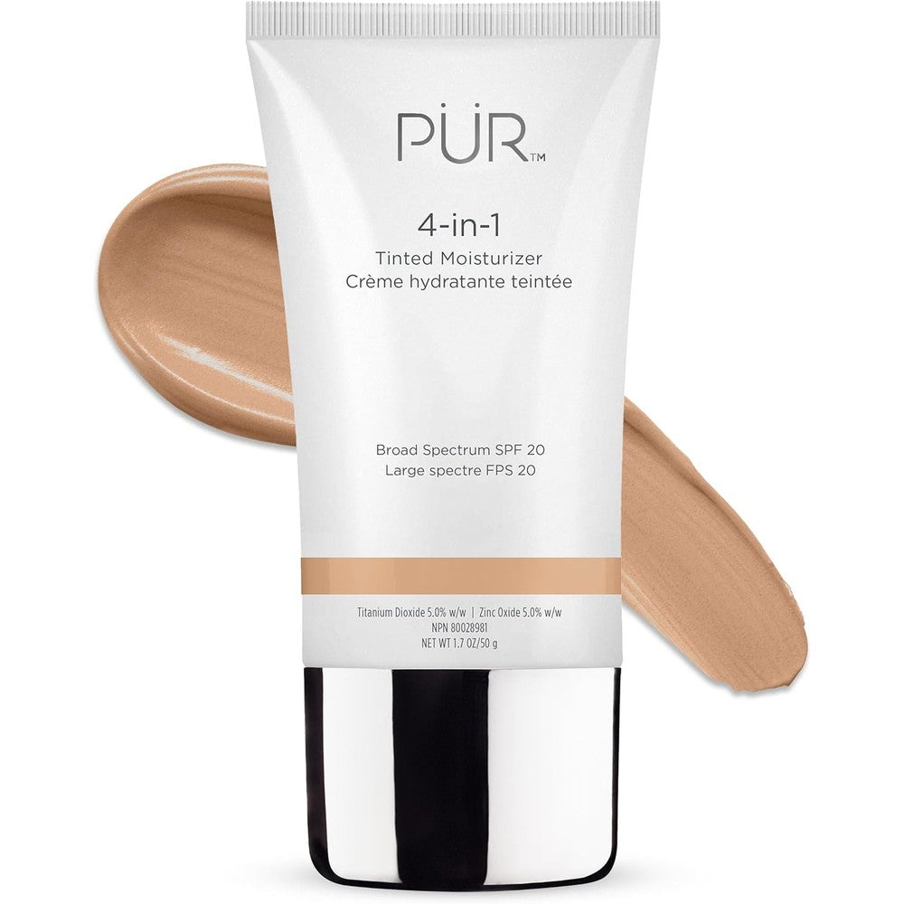 Pür Minerals 4-in-1 tinted moisturizer front view bottle packaging