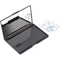 Allwon empty magnetic eyeshadow palette front view in black
