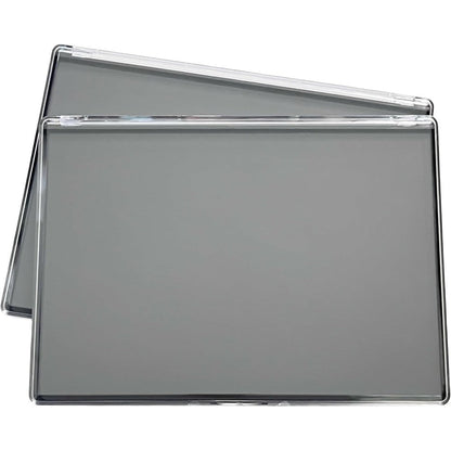Udtip 2 pack XL magnetic makeup palette set with clear top