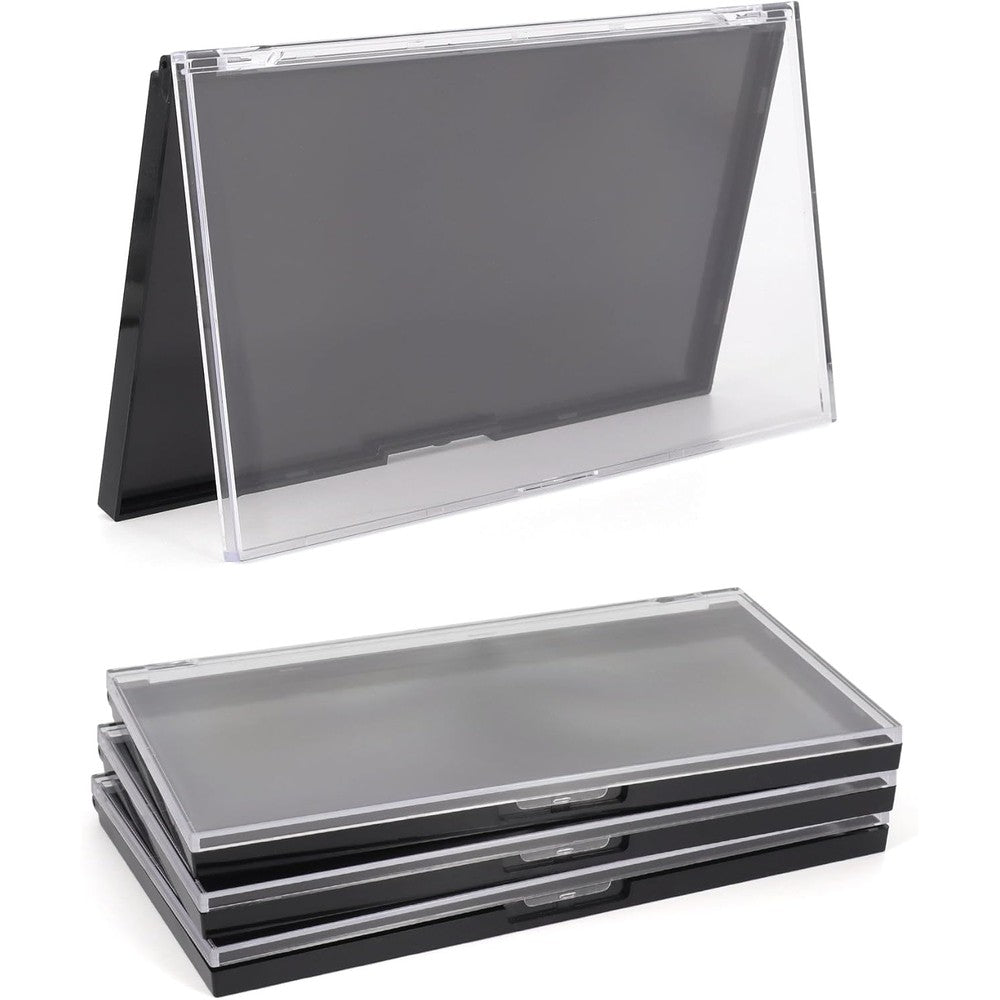AJLTPA magnetic makeup palette front view with clear top