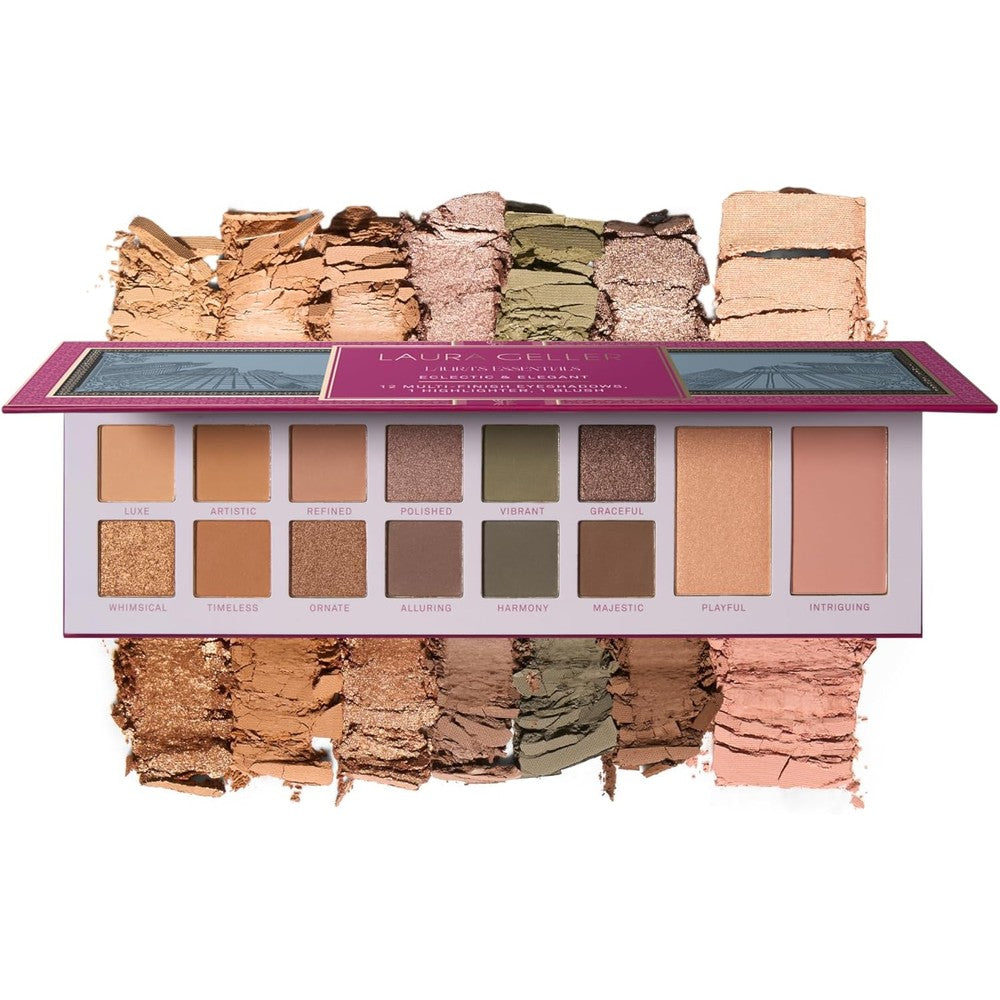 Laura Geller New York Eclectic and Elegant Eyeshadow and Face Palette front view
