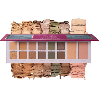 Laura Geller New York Eclectic and Elegant Eyeshadow and Face Palette front view