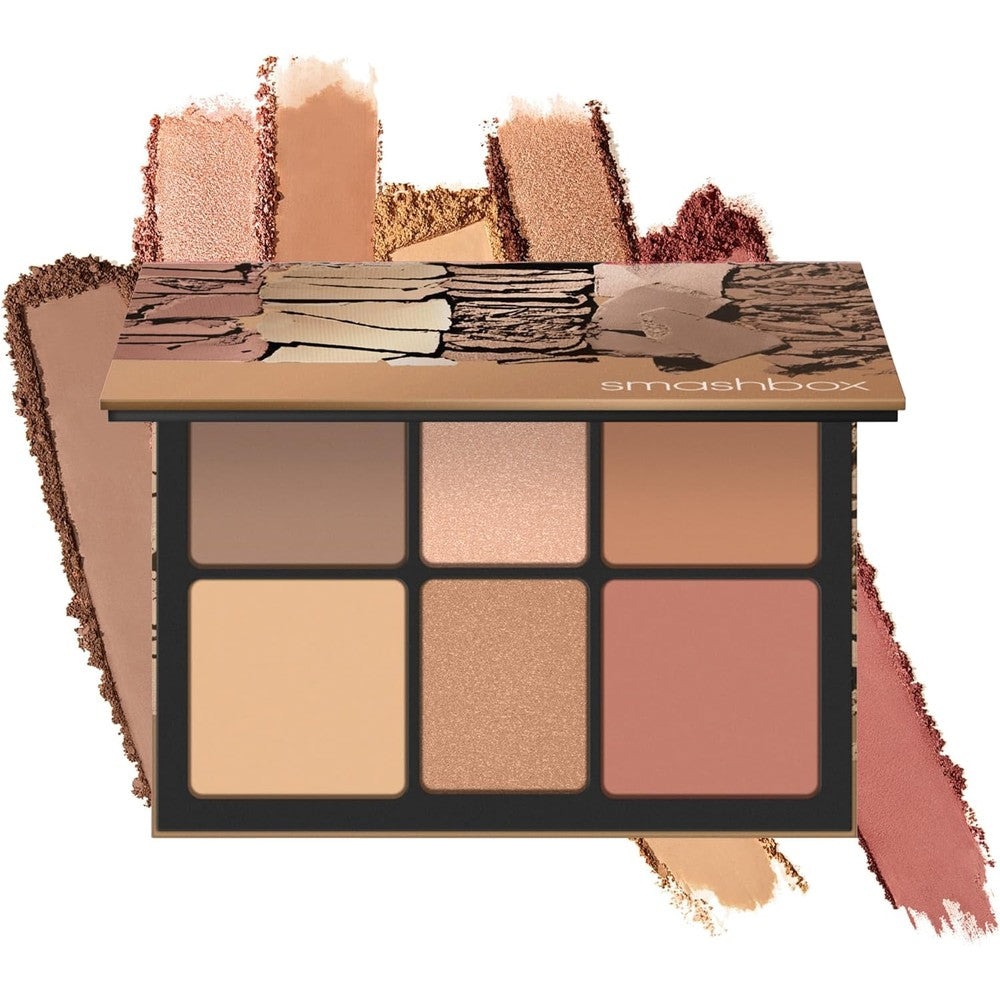 Smashbox The Cali Contour Shape Bronze And Glow Palette front view