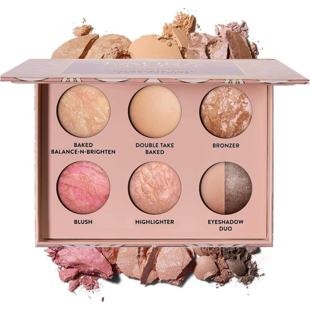 Laura Geller Baked Icons Complete Full Face Palette front view open compact