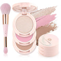 Color Nymph stackable contour blush highlighter palette front view