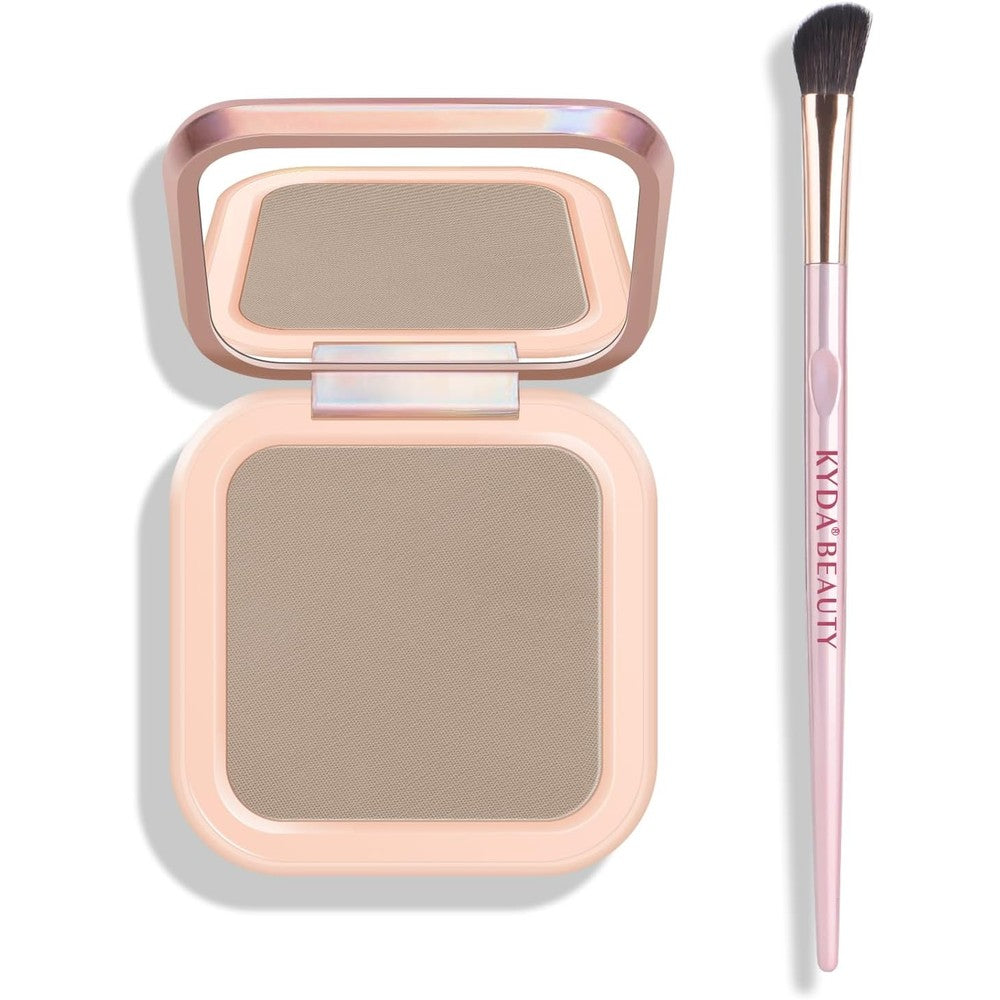 Kyda Face Sculpting Contour Palette front view with taupe matte powder