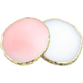 TKYZMS resin nail art palette front view with gold edge