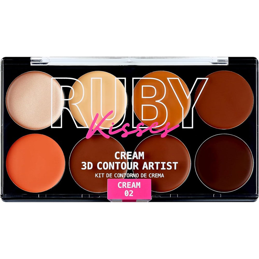 Ruby Kisses 3D contour palette front view product image