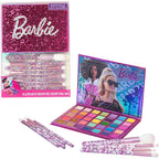 Townley Girl Barbie 35 Well Shadow Palette front view in pink case
