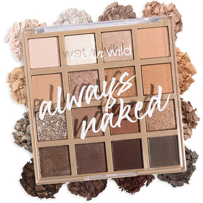 Wet n Wild Always Naked Eyeshadow Palette front view