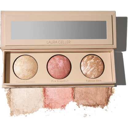 Laura Geller Geller's Greatest Lift and Glow Baked Trio Palette front view